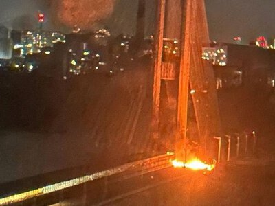 У КМВА розповіли про пошкодження Південного мосту після дронової атаки