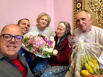 Довгожительку Віру Семенову у Львові привітали зі 101 днем народження