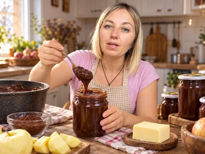 Яблучна «Нутелла» на зиму: проста шоколадна паста з домашніх продуктів