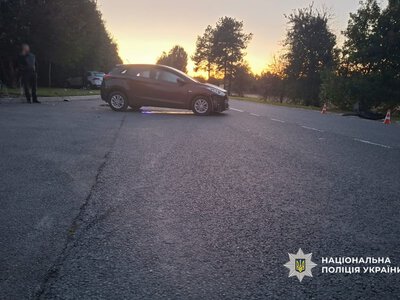 У Черкаському районі в ДТП постраждали водійка та пішохід
