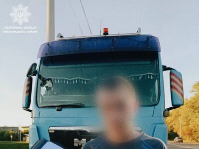 На Вінниччині зупинили водія вантажівки з 2,24 проміле алкоголю