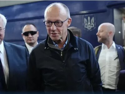 Канцлер Німеччини Мерц прибув до Києва з неанонсованим візитом