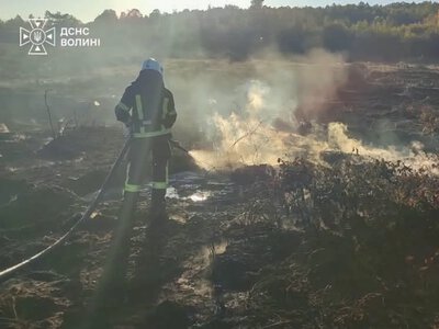 Пожежа на Волині: в урочищі «Плантація» горить торф