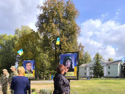 У Шевченковому відкрили Алею слави та пам’яті загиблих Героїв
