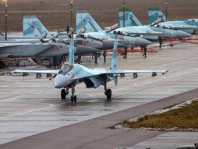 СБУ знищила два російські винищувачі на військовому аеродромі в Адигеї