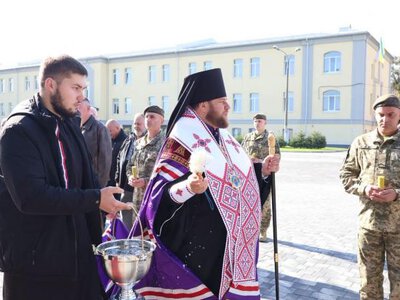 На Рівненщині освятили каплицю для військових зв`язківців