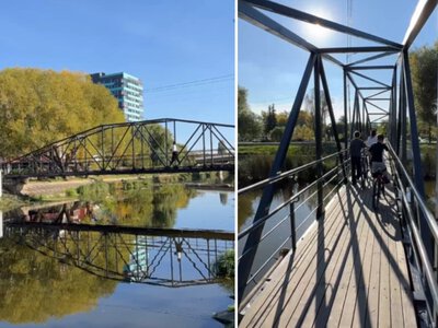 У Рівному завершили ремонт мосту через Устю біля Гідропарку