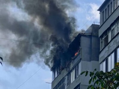 У Бердичеві ворожий «Шахед» влучив у багатоповерхівку