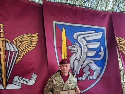Захисник з Більче-Золотецької громади отримав Хрест Десантно-штурмових військ