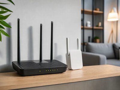 Wi-Fi-підсилювач радять ставити між роутером і мертвою зоною