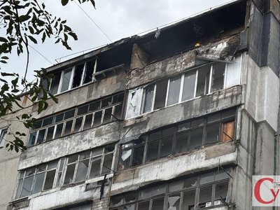 Дві квартири вигоріли, балкони пошкоджені: жителі Бердичева розповіли про атаку. ВІДЕО