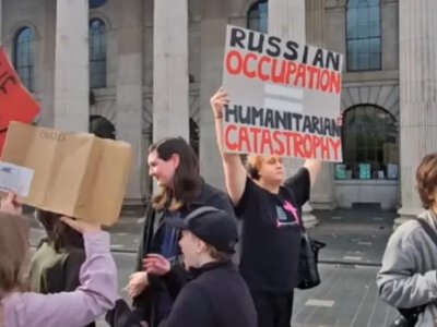 У Дубліні мітингували за Олешки, згадавши про Великий голод в Ірландії