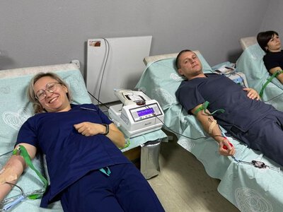 У Рівненській обласній дитячій лікарні вперше провели виїзний забір донорської крові