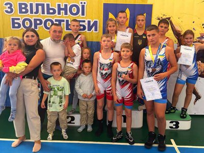 Спортсмени з Кобеляк вибороли три нагороди на чемпіонаті Полтавської області з вільної боротьби