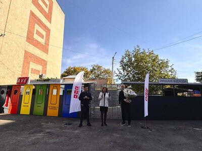 У Мукачеві відкрили четвертий екоострівець для сортування відходів (ФОТО)