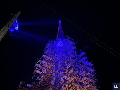 У Чернівцях Костел Найсвятішого Серця Ісуса отримав постійну підсвітку