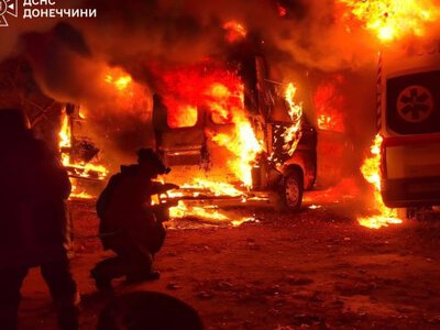 У Краматорську російські удари спричинили пожежі в житлових будинках та лікарні, є жертва