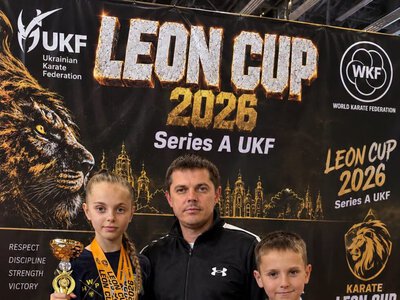 Каратисти клубу “Samurai” здобули сім медалей на всеукраїнському турнірі LEON CUP 2026