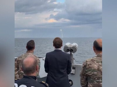 ​Франція випробувала балістичну ракету для ядерного стримування: за запуском спостерігав Макрон