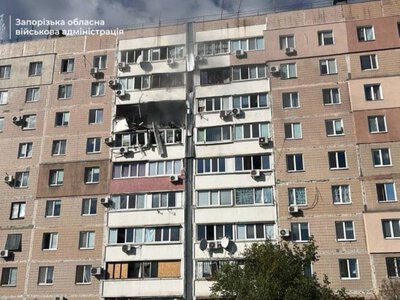 Росіяни знову вдарили по багатоповерхівці в Запоріжжі
