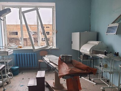 Донеччина посідає друге місце за кількістю пошкоджених лікарень в Україні