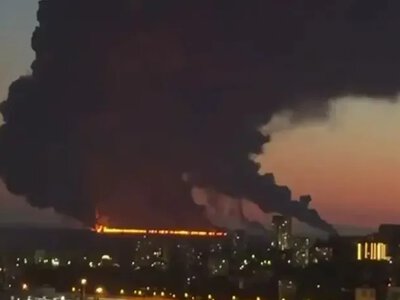 Біля Сочі спалахнула масштабна пожежа на судні