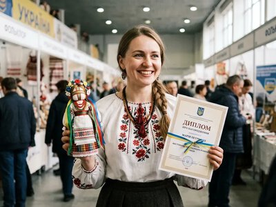 Майстриня з Каланчацької громади Світлана Кудревська перемогла на фестивалі в Одесі
