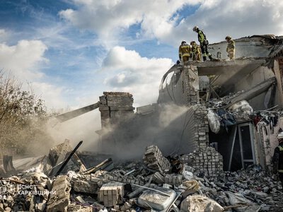 Завершили розбирати завали на місці ударів КАБ 5 жовтня у Харкові