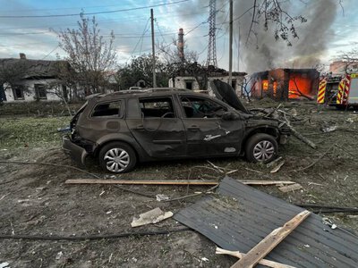 У Кременчуці зруйновано частину вулиці в приватному секторі