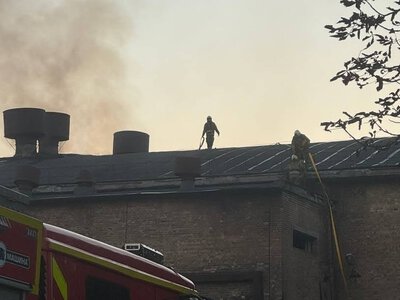 Через російський ракетний удар знову пошкоджена кіностудія Довженка в Києві