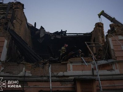 НАНУ розробляє проєкт консервації будівлі президії в Києві, що зазнала руйнувань після російської атаки