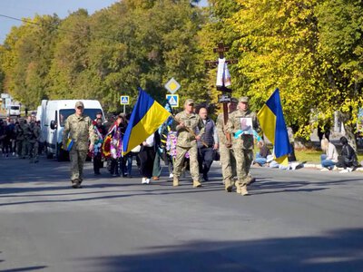 У Кобеляках попрощалися із Захисником України Ігорем Дриждем