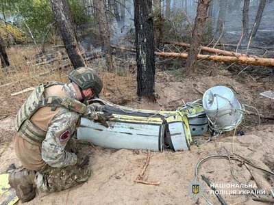 На Полтавщині поліцейські вибухотехніки знешкодили бойові частини ворожих ракет та БпЛА