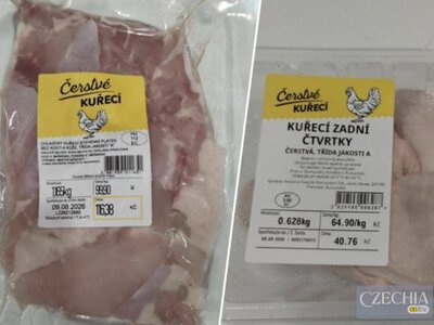 У чеському супермаркеті виявили сальмонелу у двох партіях курятини