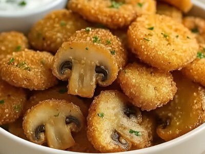 Печериці в хрусткій паніровці: рецепт закуски за 20 хвилин