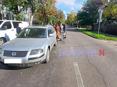 Lanos «наздогнав» Volkswagen у центрі Миколаєва