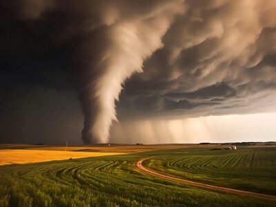 Рідкісний подвійний торнадо пронісся італійською Сицилією (відео)