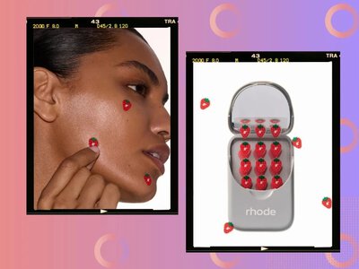 Rhode випустив Spot Case із дзеркальцем і гідроколоїдні патчі Spotwear у формі полуниці