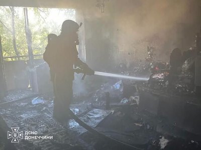У Краматорську рятувальники за добу загасили дві пожежі — одну довелося зупинити через загрозу обстрілу