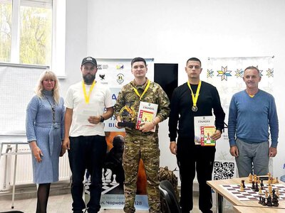 В Івано-Франківську провели шаховий турнір для ветеранів війни