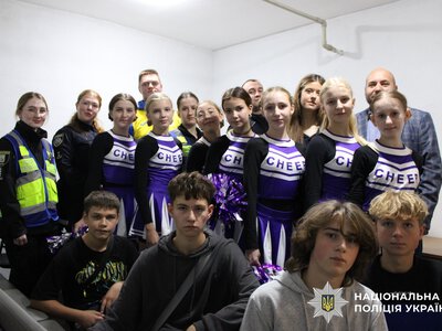 Київські поліцейські провели Олімпійський урок для школярів