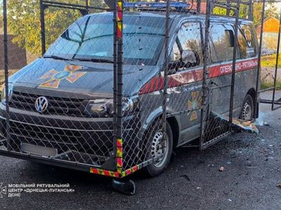 РФ пошкодила дроном евакуаційний автомобіль на Харківщині