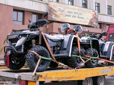 Івано-Франківськ передає два квадроцикли для 95-ї десантно-штурмової бригади