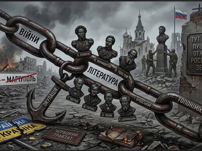 «Чому російські війська після окупації чергового українського міста негайно міняють вказівники на в’їздах, перейменовують вулиці та тягнуть за собою бюсти Пушкіна?