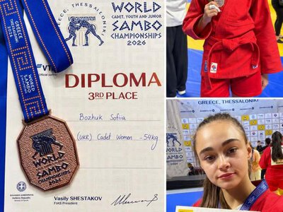 Спортсменка з Рівненщини виборола «бронзу» на чемпіонаті світу з самбо