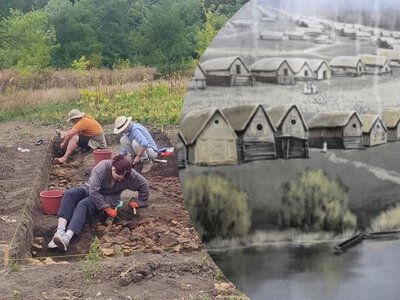 Археологічна сенсація на Тернопільщині: просто на городі знайшли незвичайне житло трипільців