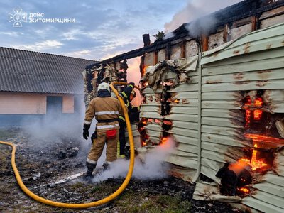 У Звягельському районі під час пожежі загинув чоловік
