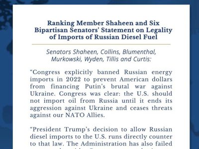 «США не повинні надавати путіну фінансовий рятівний круг»