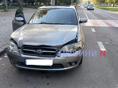 Два Subaru зіткнулися на проспекті у Миколаєві
