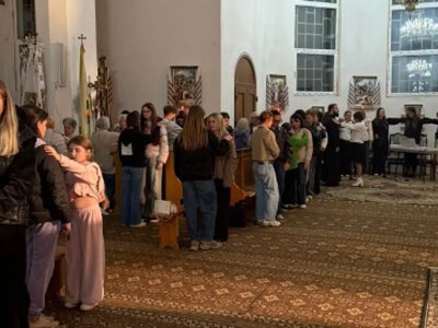 У Бані Лисовицькій провели вечірні чування за участю львівського хору Cantores Dei